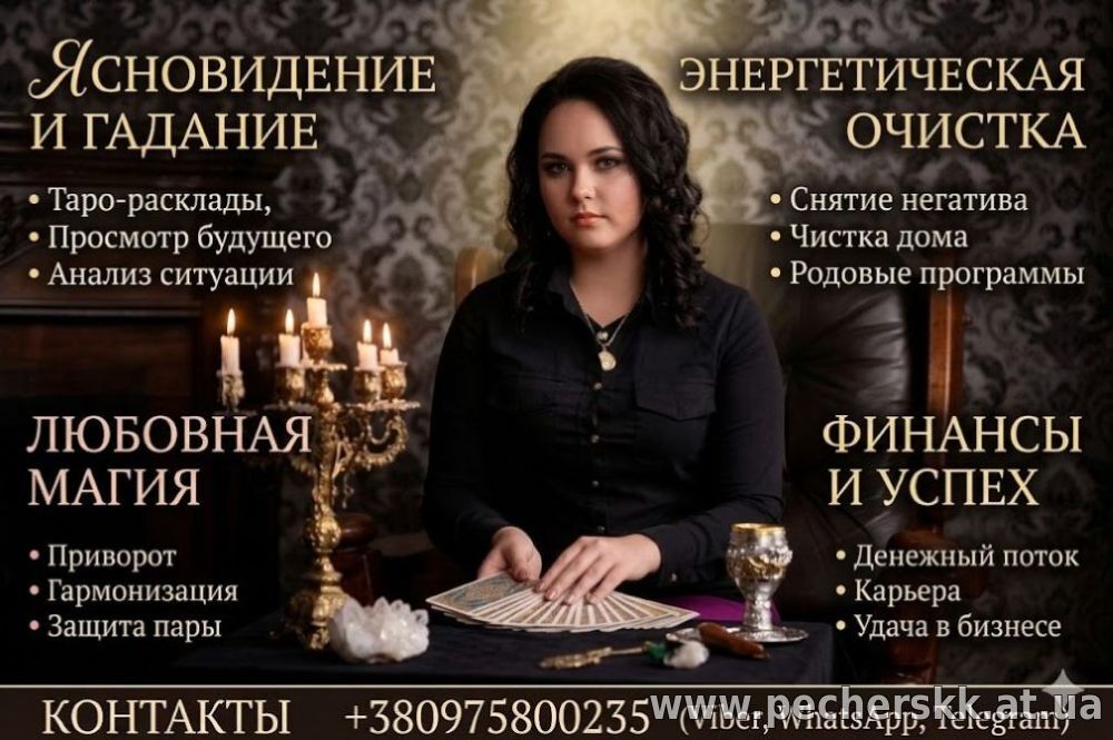 Экстрасенс Днепр. Гадание. Снятие порчи в Днепре.
